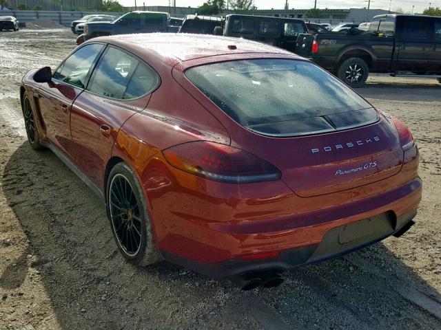 WP0AF2A75GL080799 - 2016 PORSCHE PANAMERA G RED photo 3