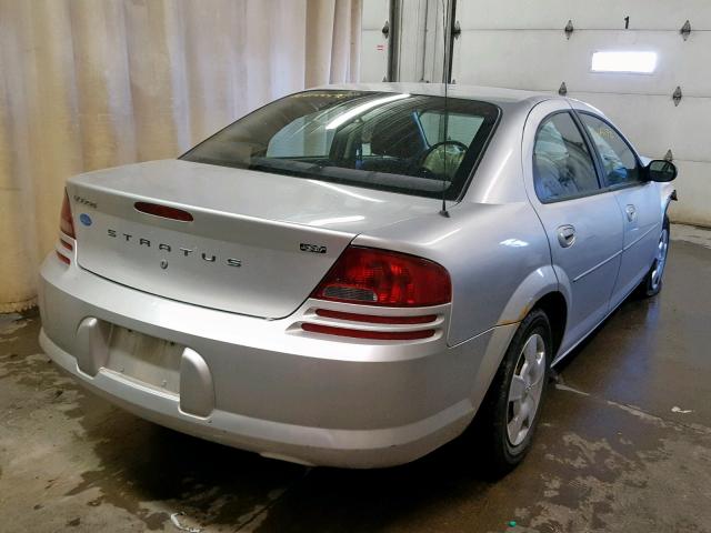 1B3EL46X36N243713 - 2006 DODGE STRATUS SX SILVER photo 4