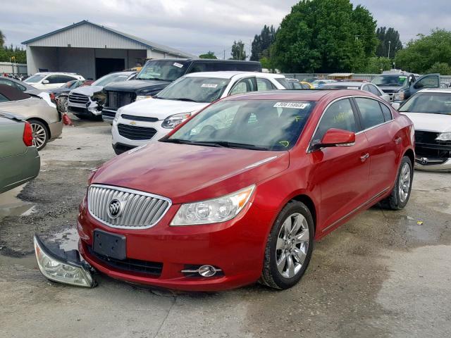 1G4GC5E32CF328118 - 2012 BUICK LACROSSE BURGUNDY photo 2