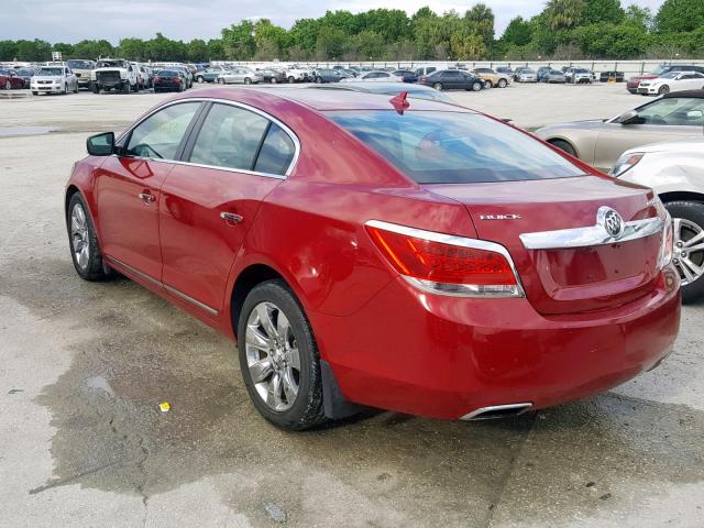 1G4GC5E32CF328118 - 2012 BUICK LACROSSE BURGUNDY photo 3