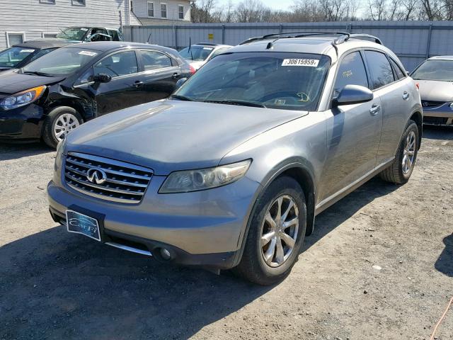 JNRAS08W27X208180 - 2007 INFINITI FX35 GRAY photo 2