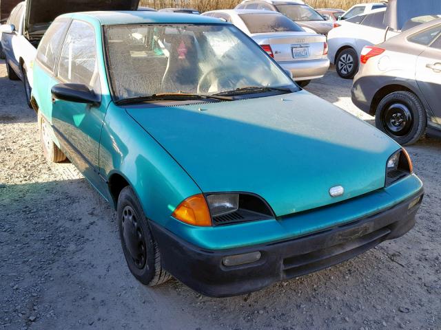 2C1MR2464R6791264 - 1994 GEO METRO GREEN photo 1