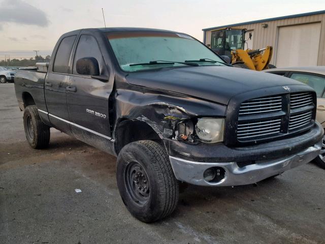 3D7KU28D93G712755 - 2003 DODGE RAM 2500 S შავი ფოტო 1