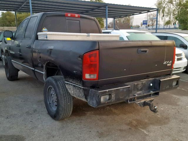 3D7KU28D93G712755 - 2003 DODGE RAM 2500 S შავი ფოტო 3