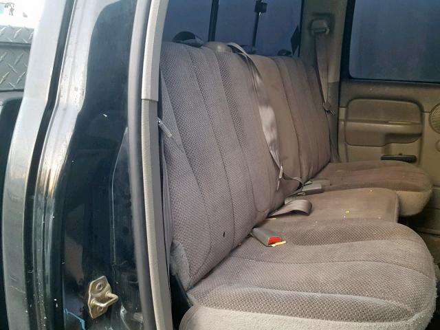 3D7KU28D93G712755 - 2003 DODGE RAM 2500 S შავი ფოტო 6