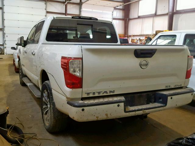 1N6AA1E51HN514043 - 2017 NISSAN TITAN SV WHITE photo 3