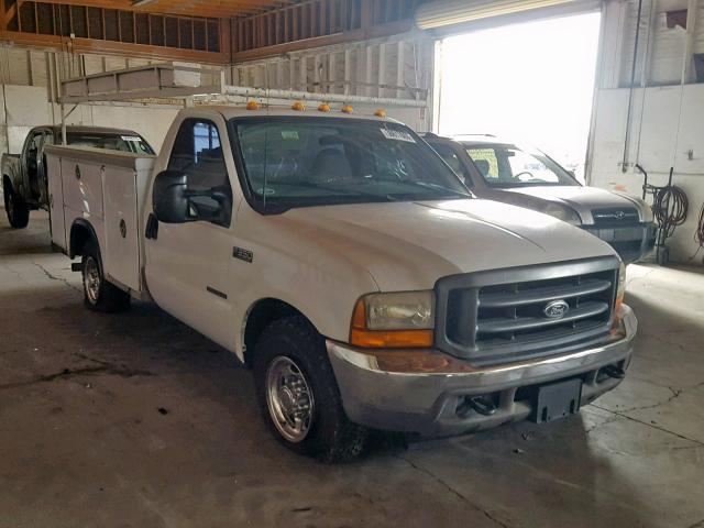 1FDSF34F31EB43922 - 2001 FORD F350 SRW S WHITE photo 1