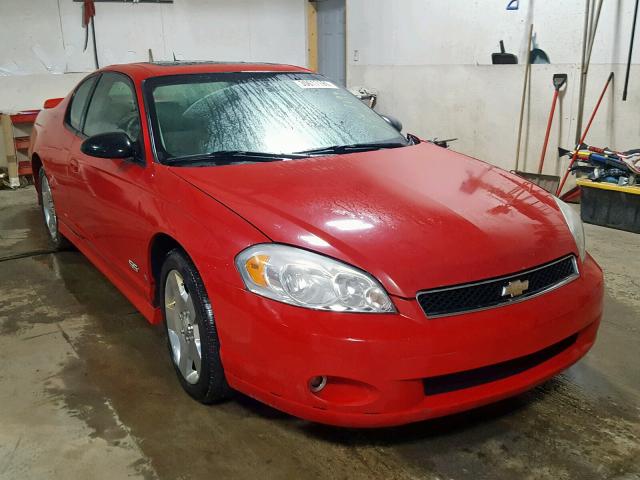 2G1WL16C069424214 - 2006 CHEVROLET MONTE CARL 红色 照片 1