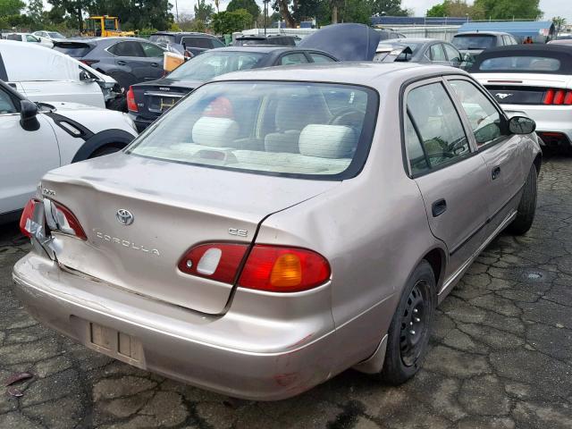 1NXBR12E6XZ159472 - 1999 TOYOTA COROLLA VE BEIGE photo 4