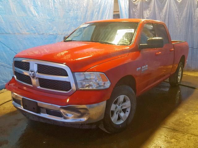 1C6RR7TT0KS516840 - 2019 RAM 1500 CLASS RED photo 2