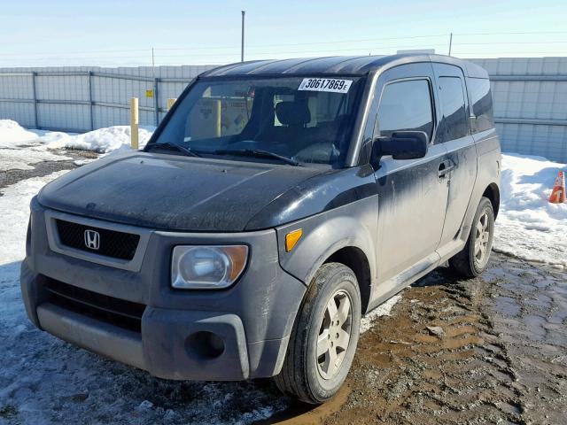 5J6YH28665L023492 - 2005 HONDA ELEMENT EX BLACK photo 2