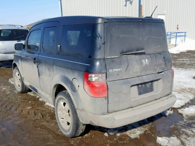 5J6YH28665L023492 - 2005 HONDA ELEMENT EX BLACK photo 3