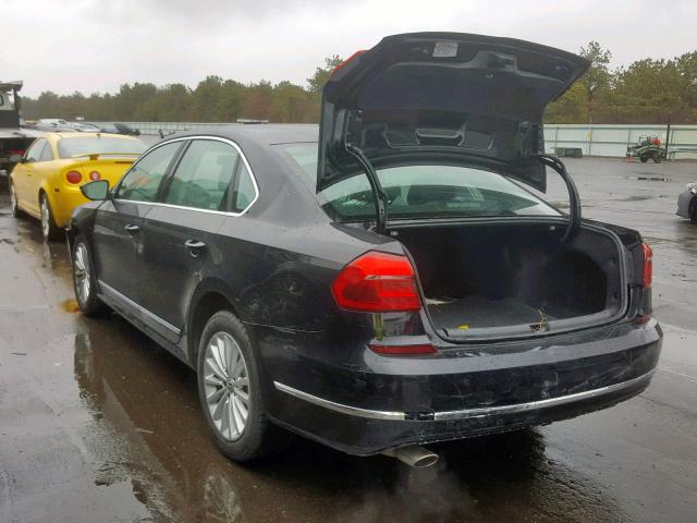 1VWBT7A30GC029540 - 2016 VOLKSWAGEN PASSAT SE BLACK photo 3