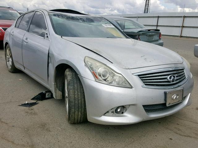 JN1DV6AP9BM831092 - 2011 INFINITI G25 BASE SILVER photo 1