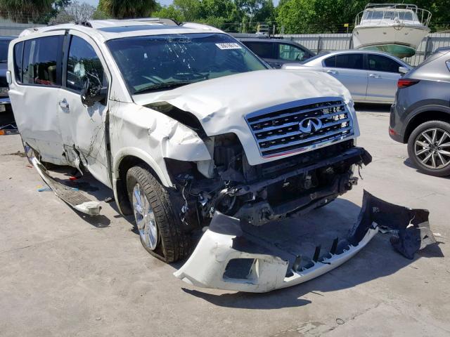 5N3ZA0ND0AN908245 - 2010 INFINITI QX56 CREAM photo 1