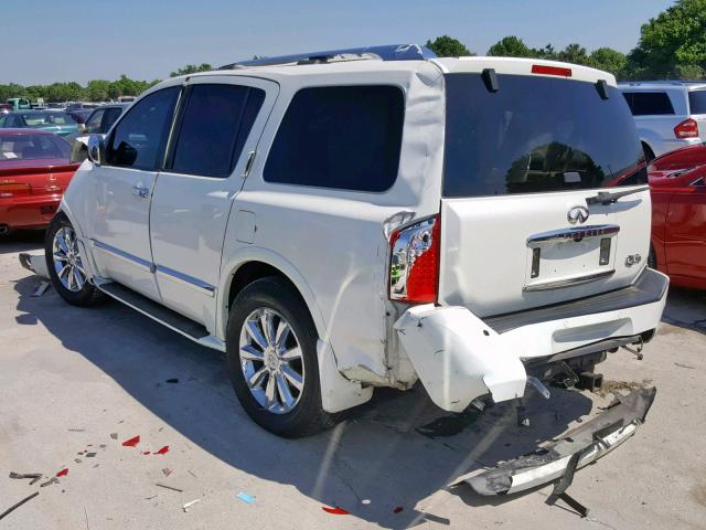 5N3ZA0ND0AN908245 - 2010 INFINITI QX56 CREAM photo 3