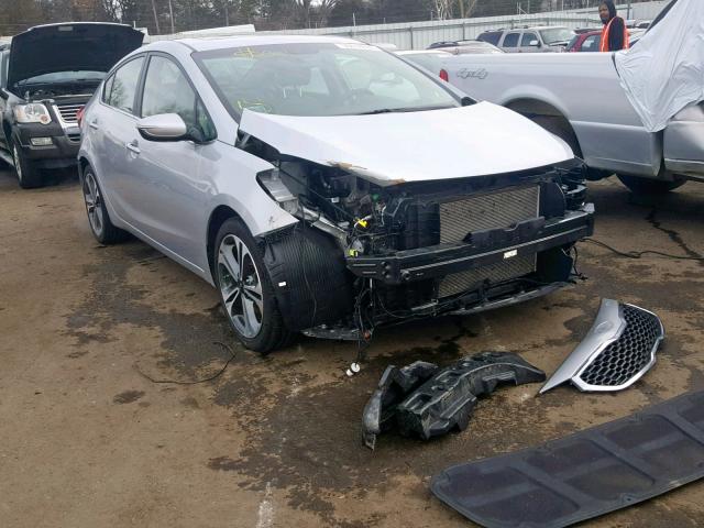 KNAFZ4A83F5355880 - 2015 KIA FORTE EX SILVER photo 1