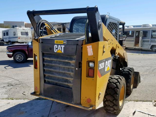 CAT0262DADTB05177 - 2016 CATERPILLAR SKID STEER YELLOW photo 4