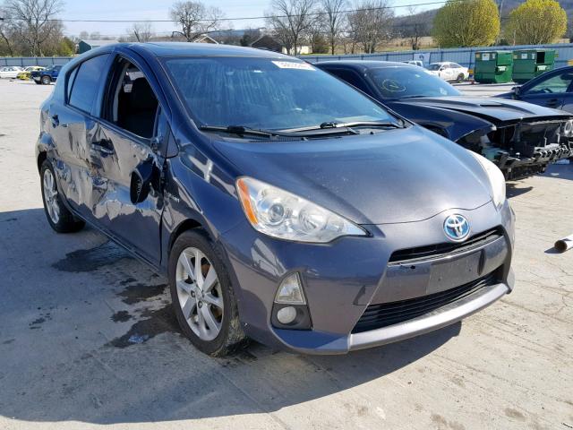 JTDKDTB31D1031666 - 2013 TOYOTA PRIUS C GRAY photo 1