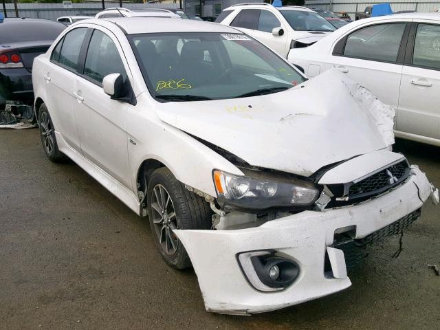 JA32U2FU6HU008755 - 2017 MITSUBISHI LANCER ES WHITE photo 1