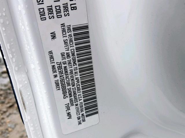 ZFBERFAT6G6B61845 - 2016 RAM PROMASTER 白色 照片 10