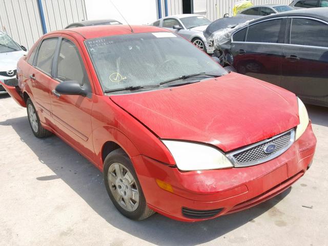 1FAFP34N37W236233 - 2007 FORD FOCUS ZX4 RED photo 1