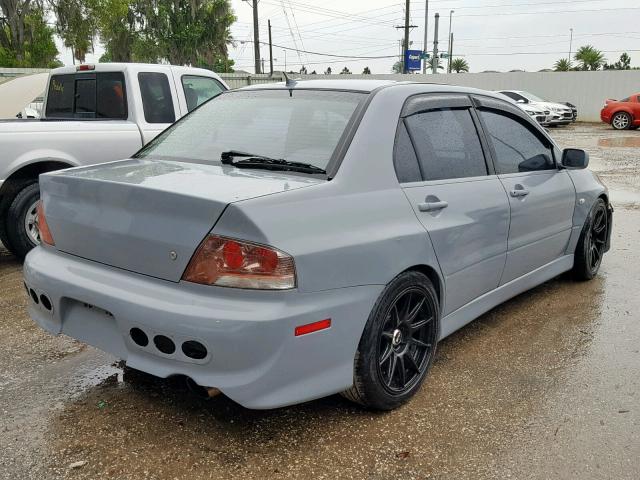 JA3AH86F33U123049 - 2003 MITSUBISHI LANCER EVO GRAY photo 4