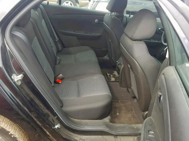 1G1ZC5E0XCF375599 - 2012 CHEVROLET MALIBU 1LT 黑色 照片 6