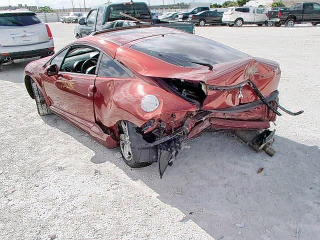 4A3AK24F66E053416 - 2006 MITSUBISHI ECLIPSE GS MAROON photo 3