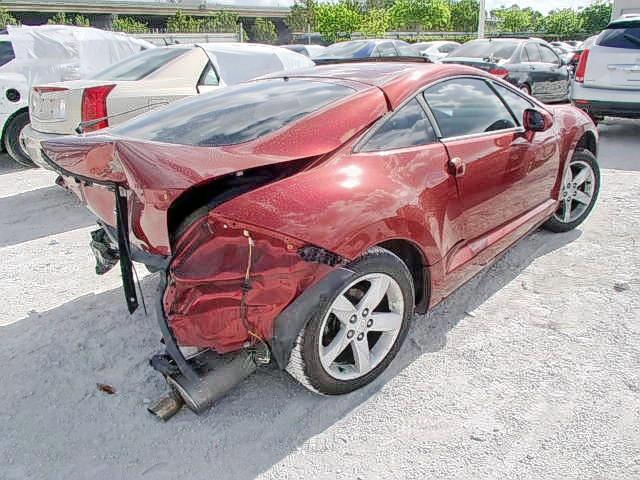 4A3AK24F66E053416 - 2006 MITSUBISHI ECLIPSE GS MAROON photo 4