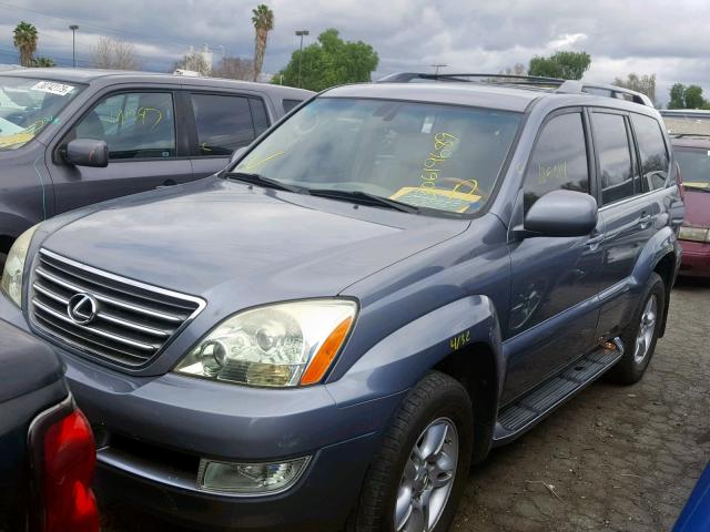 JTJBT20X740059543 - 2004 LEXUS GX 470 GRAY photo 2