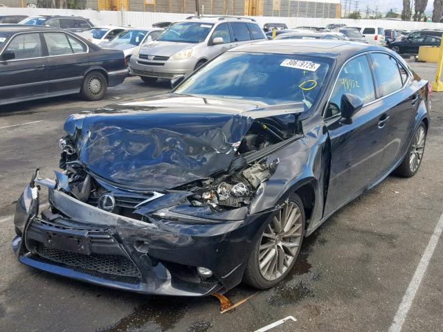 JTHBA1D29G5003451 - 2016 LEXUS IS 200T BLACK photo 2