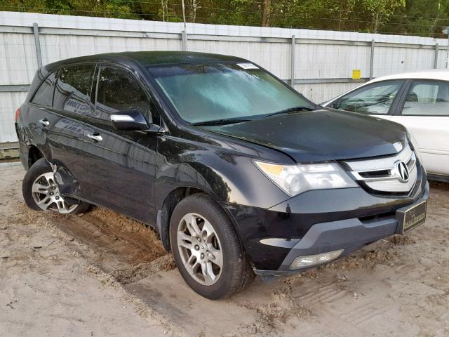 2HNYD28219H528545 - 2009 ACURA MDX BLACK photo 1