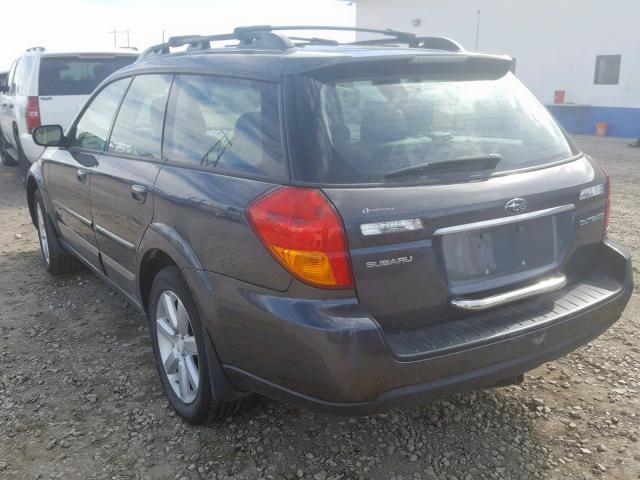 4S4BP62C077340387 - 2007 SUBARU OUTBACK OU BLUE photo 3