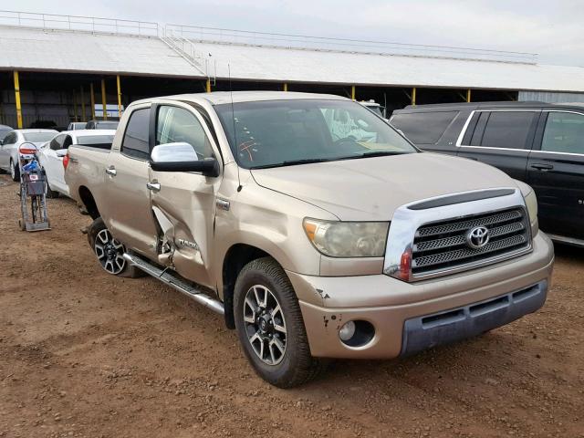 5TFEV58188X038757 - 2008 TOYOTA TUNDRA CRE TAN photo 1