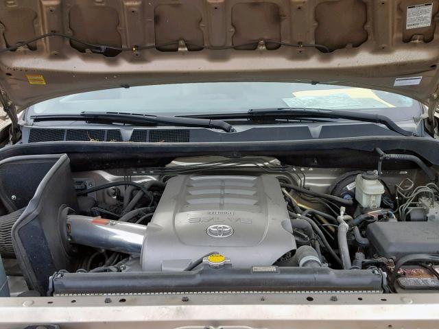 5TFEV58188X038757 - 2008 TOYOTA TUNDRA CRE TAN photo 7