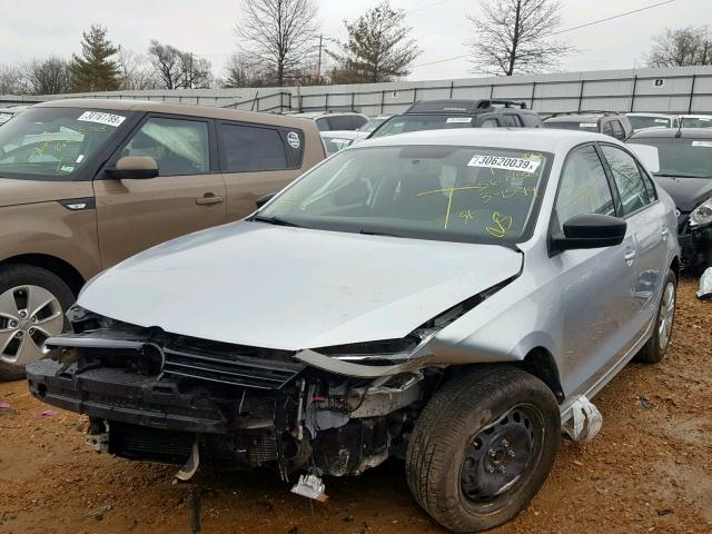 3VWLL7AJXEM320948 - 2014 VOLKSWAGEN JETTA TDI SILVER photo 2