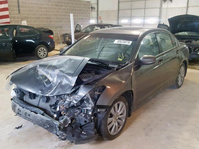 1HGCP2F84BA090107 - 2011 HONDA ACCORD EXL GRAY photo 2