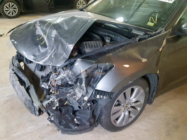 1HGCP2F84BA090107 - 2011 HONDA ACCORD EXL GRAY photo 9