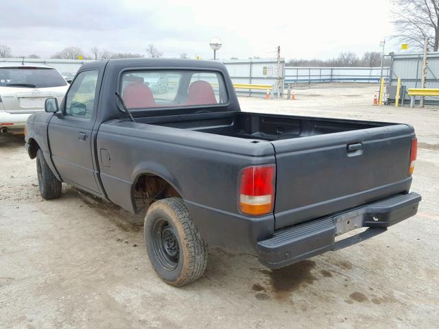 1FTCR10A1VUA76473 - 1997 FORD RANGER BLACK photo 3