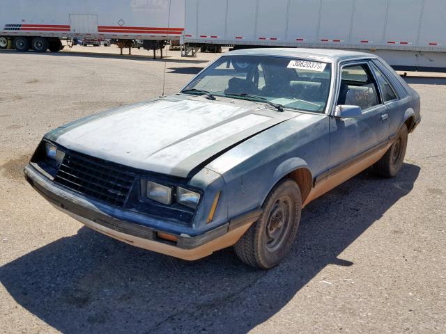 1FABP13A1BF194977 - 1981 FORD MUSTANG GH GRAY photo 2