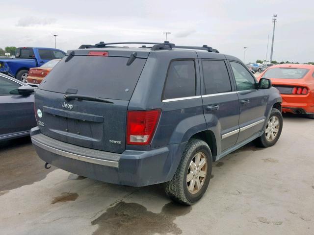 1J8HR582X8C144590 - 2008 JEEP GRAND CHER GRAY photo 4