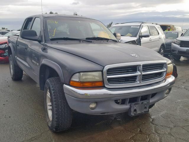 1B7HG48Z62S539755 - 2002 DODGE DAKOTA QUA BROWN photo 1