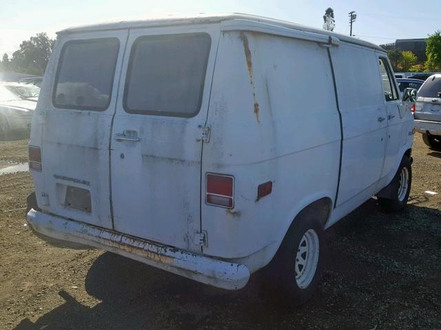 CGQ153U165288 - 1973 CHEVROLET VAN WHITE photo 4