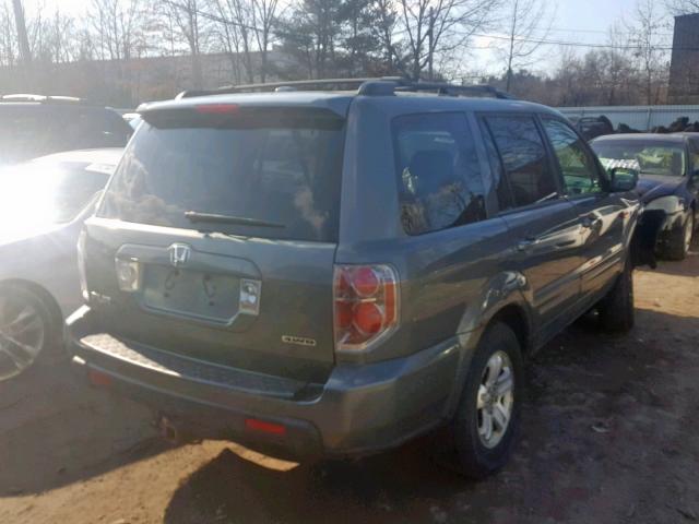 5FNYF18298B003456 - 2008 HONDA PILOT VP GRAY photo 4