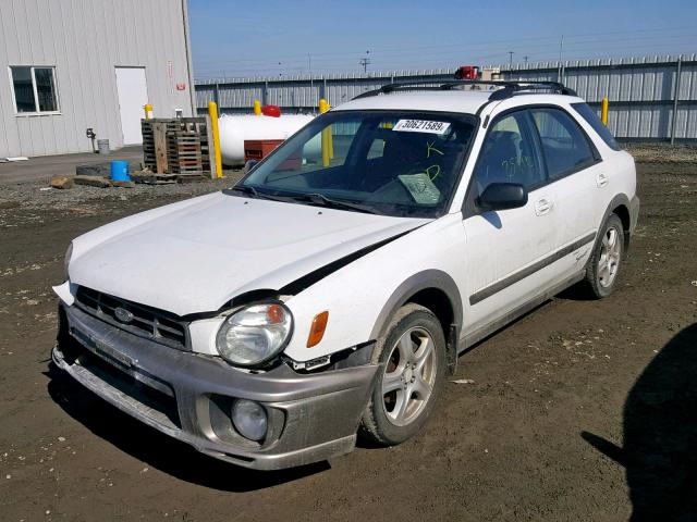 JF1GG68553G805393 - 2003 SUBARU IMPREZA OU WHITE photo 2