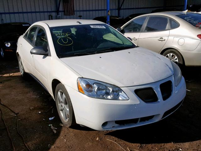 1G2ZH57N784206858 - 2008 PONTIAC G6 GT WHITE photo 1