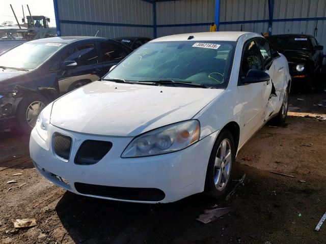 1G2ZH57N784206858 - 2008 PONTIAC G6 GT WHITE photo 2