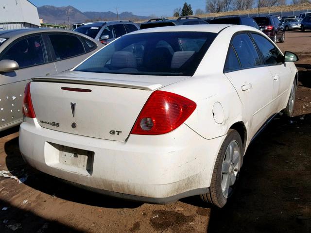 1G2ZH57N784206858 - 2008 PONTIAC G6 GT WHITE photo 4