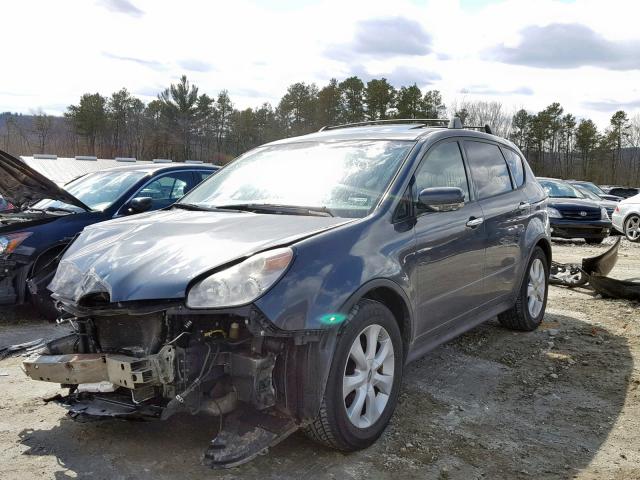 4S4WX85D674402135 - 2007 SUBARU B9 TRIBECA BLUE photo 2